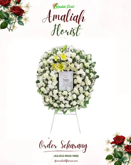 Krans Bunga Duka Poris Gaga Baru