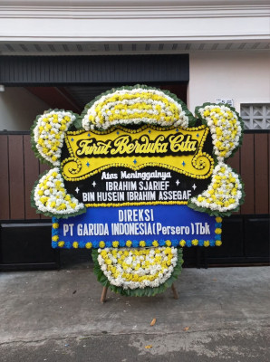 Papan Bunga Duka di Poris Gaga Baru